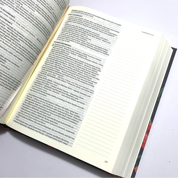 🩷 SOLD 🩷 New Bible Hosanna Revival Dahlias Journaling Single Column Black - Picture 8 of 12